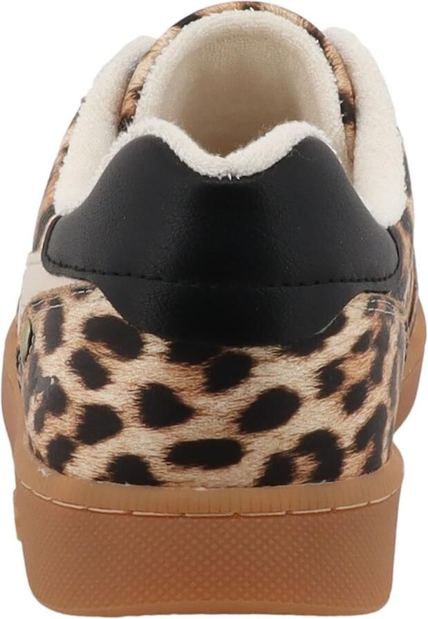 MUSTANG Sneakers laag crème camel donkerbruin zwart - Foto 3