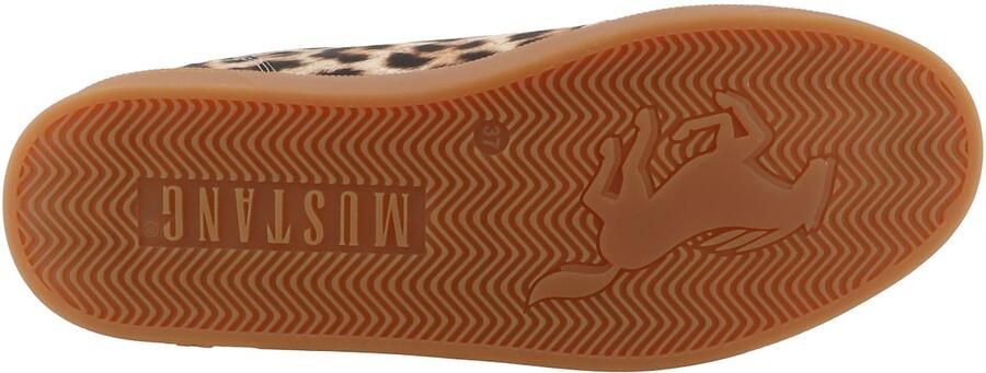 MUSTANG Sneakers laag crème camel donkerbruin zwart - Foto 6