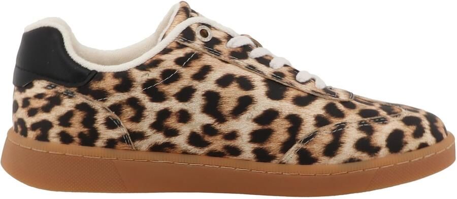 MUSTANG Sneakers laag crème camel donkerbruin zwart - Foto 5