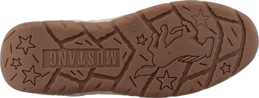 MUSTANG Sneakers laag donkerblauw cognac - Foto 6