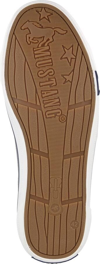 MUSTANG Sneakers laag donkerblauw grijs - Foto 4