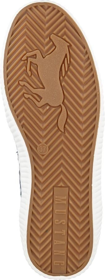 MUSTANG Sneakers laag duifblauw zilver - Foto 4