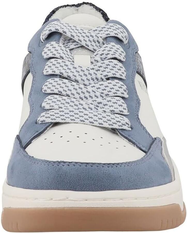 MUSTANG Sneakers laag duifblauw zilver wit - Foto 2