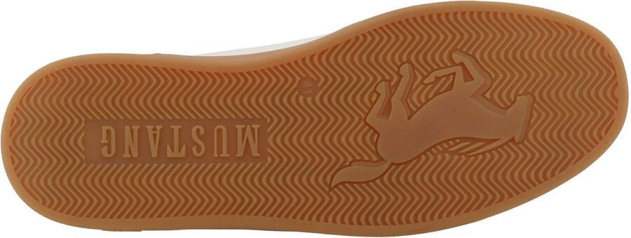 MUSTANG Sneakers laag grijs kaki wit - Foto 6