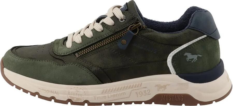 MUSTANG Sneakers laag kaki - Foto 4