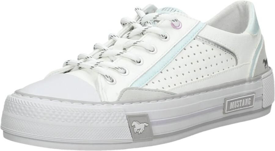 Mustang Veterschoenen Laag Veterschoenen Laag Wit - Foto 2