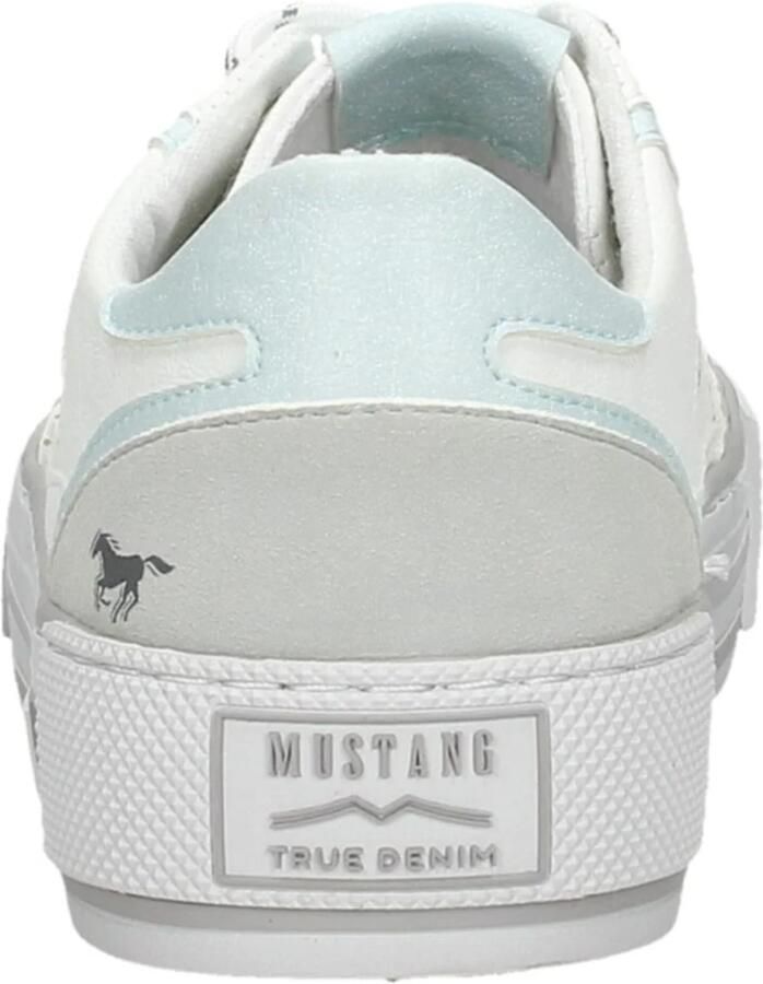 Mustang Veterschoenen Laag Veterschoenen Laag Wit - Foto 4