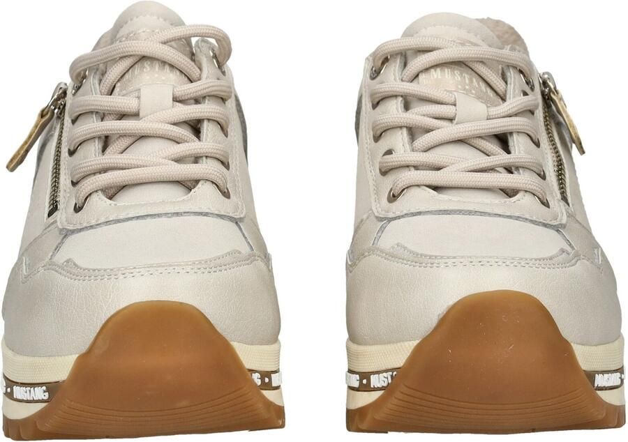 Mustang Sneakers Laag Sneakers Laag gebroken wit - Foto 3