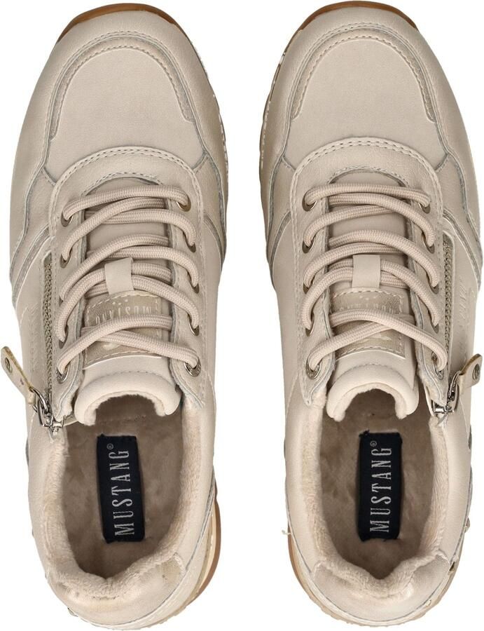 Mustang Sneakers Laag Sneakers Laag gebroken wit - Foto 5