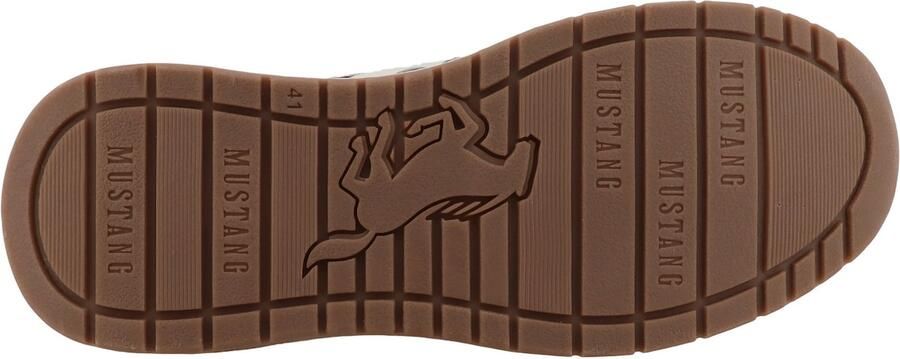 MUSTANG Sneakers laag lichtbeige kaki olijfgroen - Foto 7