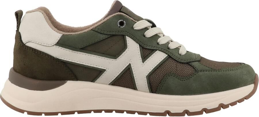 MUSTANG Sneakers laag lichtbeige kaki olijfgroen - Foto 6