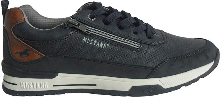 MUSTANG Sneakers laag marine bruin