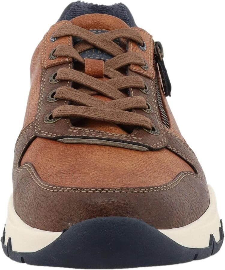 MUSTANG Sneakers laag 'Mart' marine bruin cognac - Foto 3