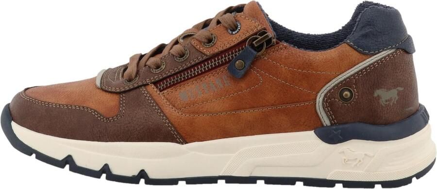 MUSTANG Sneakers laag 'Mart' marine bruin cognac - Foto 5