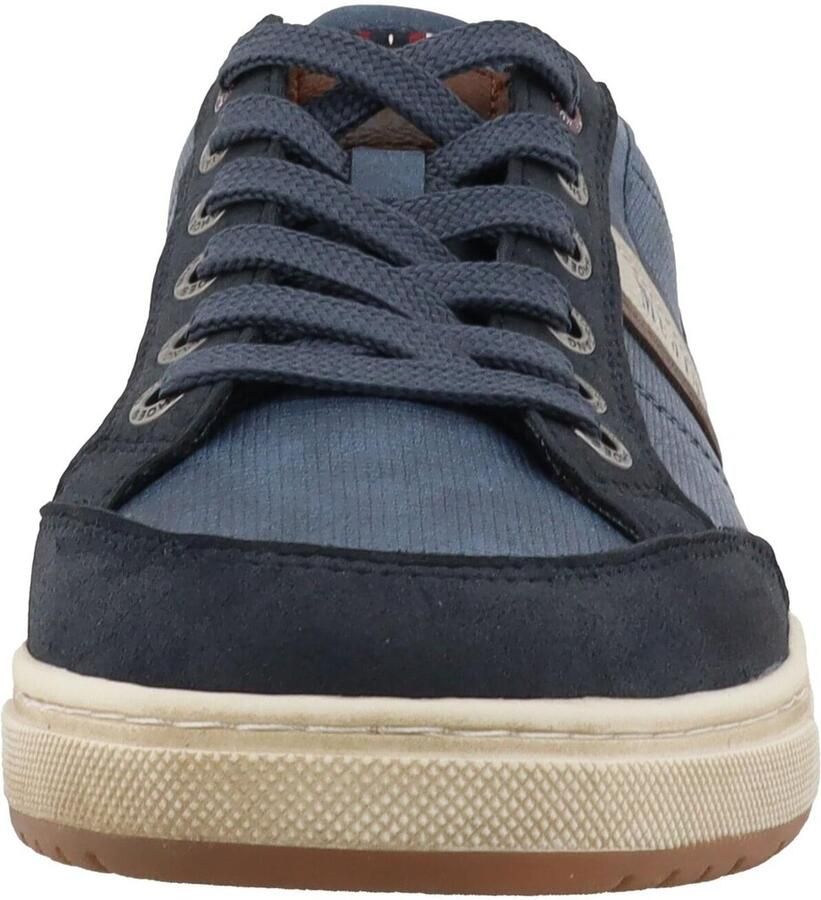 MUSTANG Sneakers laag 'Merian' marine navy bruin lichtgrijs - Foto 2