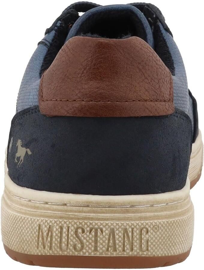 MUSTANG Sneakers laag 'Merian' marine navy bruin lichtgrijs - Foto 3