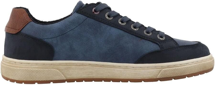 MUSTANG Sneakers laag 'Merian' marine navy bruin lichtgrijs - Foto 5