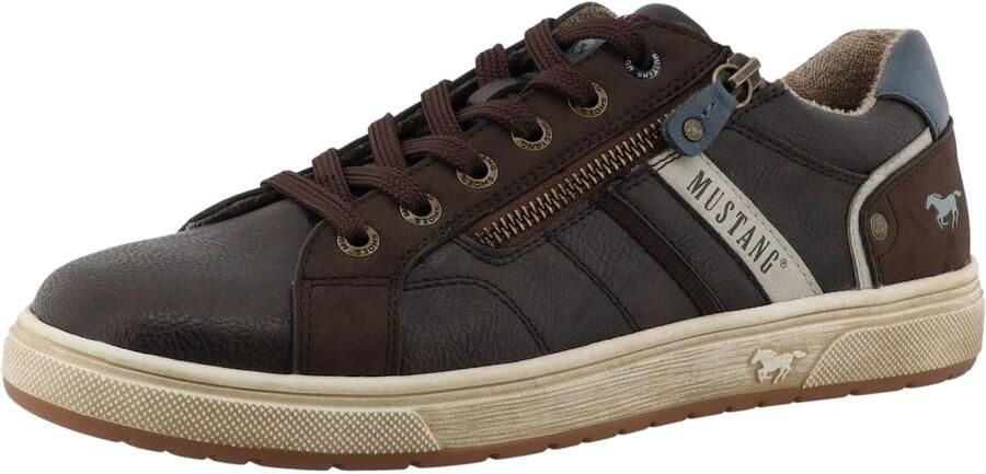 MUSTANG Sneakers laag 'Merian' mokka
