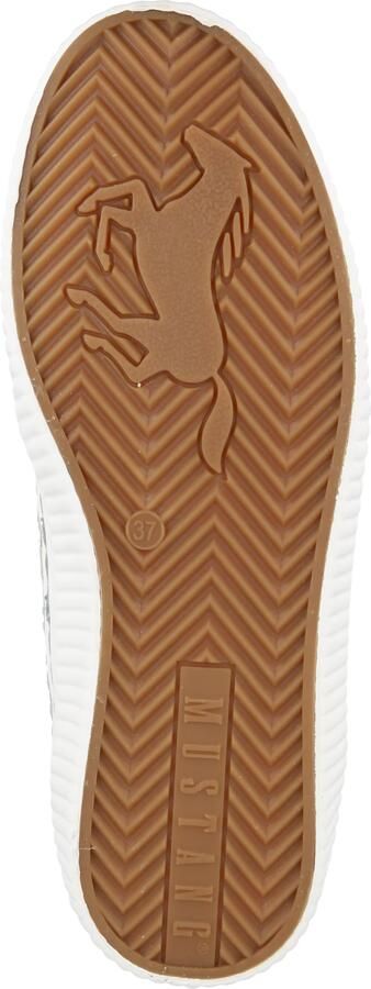 MUSTANG Sneakers laag mintgroen pastelgroen zilver - Foto 3