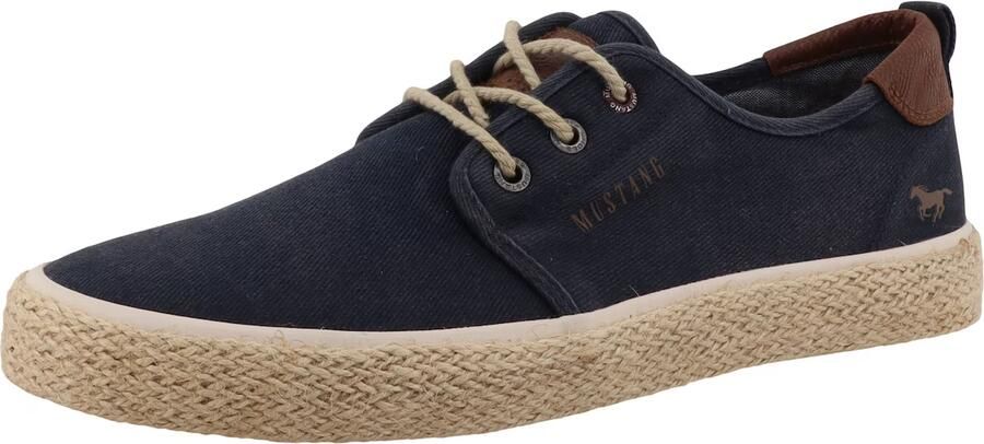 MUSTANG Sneakers laag nachtblauw karamel