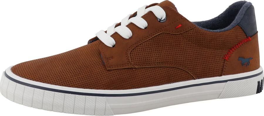 MUSTANG Sneakers laag navy bruin