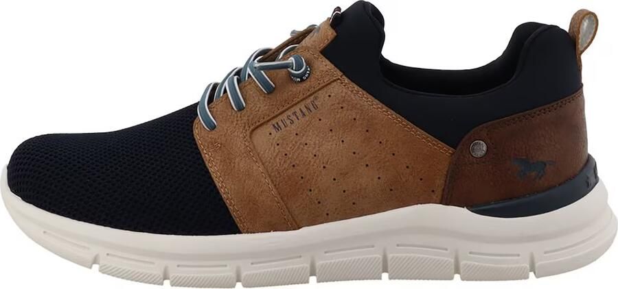 MUSTANG Sneakers laag navy bruin - Foto 4