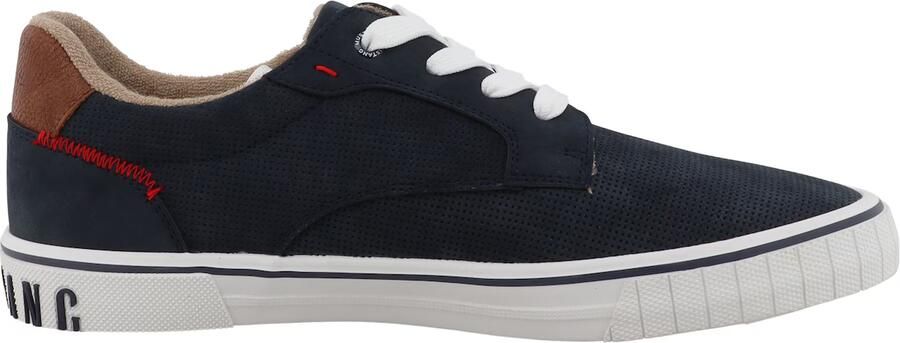 MUSTANG Sneakers laag navy bruin rood - Foto 6
