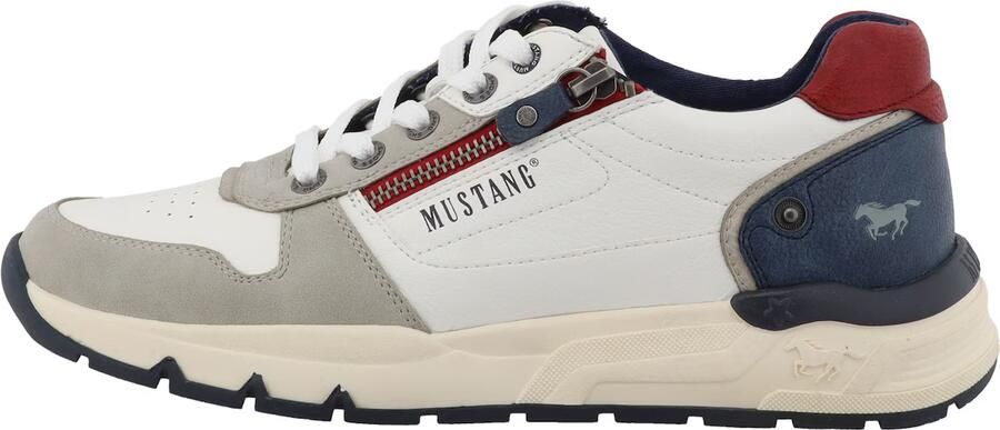 MUSTANG Sneakers laag navy grijs merlot offwhite - Foto 5