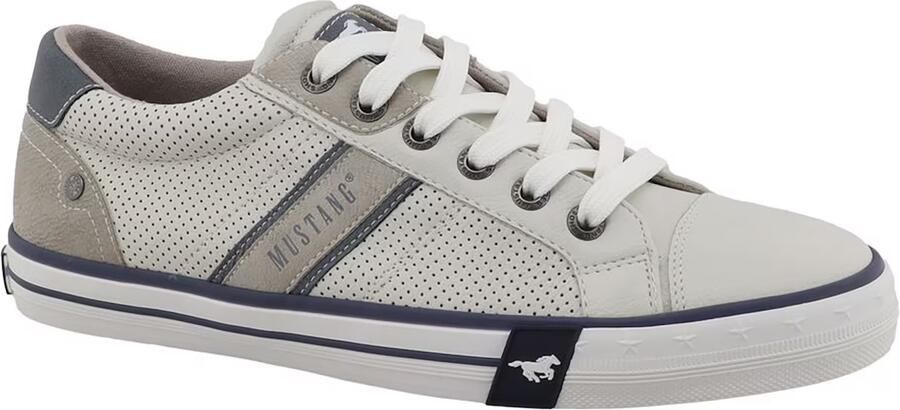 MUSTANG Sneakers laag navy stone grey offwhite - Foto 2