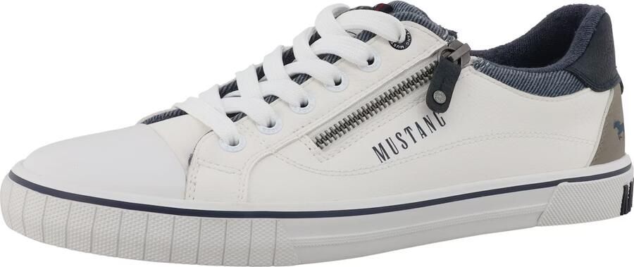 MUSTANG Sneakers laag navy taupe wit - Foto 2