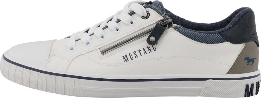 MUSTANG Sneakers laag navy taupe wit - Foto 6