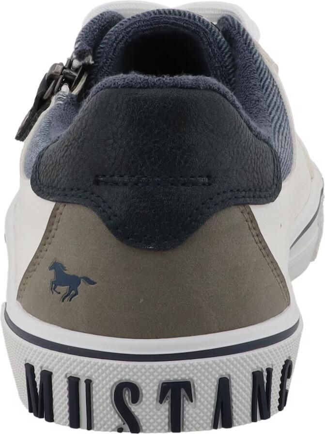 MUSTANG Sneakers laag navy taupe wit - Foto 4