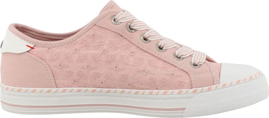 MUSTANG Sneakers laag nude offwhite - Foto 4