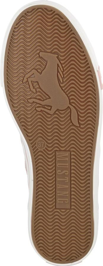 Mustang dames canvas sneaker roze - Foto 4