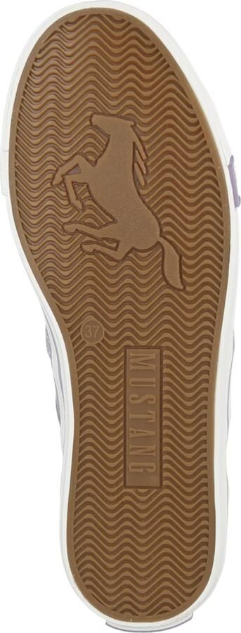 Mustang dames canvas sneaker paars - Foto 4