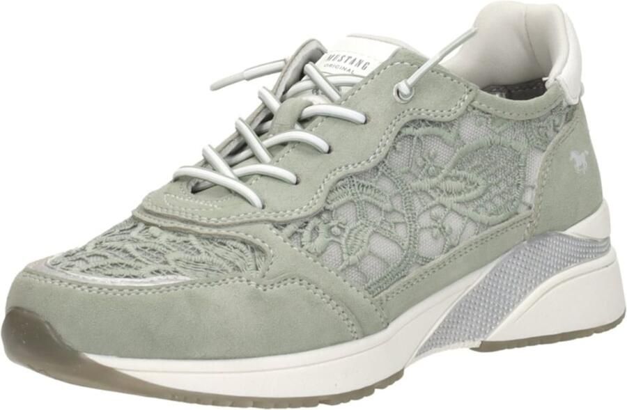 MUSTANG Sneakers laag 'Sneakers Laag' groen - Foto 2