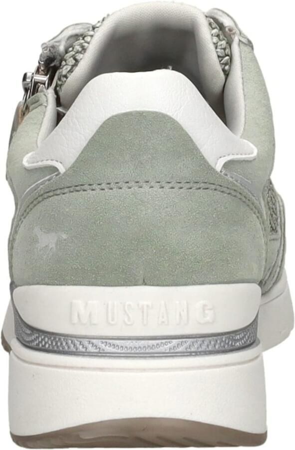 Mustang Mintgroene Geweven Sneaker Green Dames - Foto 5