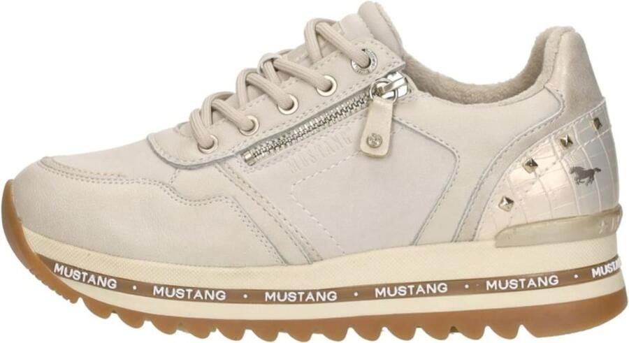 Mustang Sneakers Laag Sneakers Laag gebroken wit - Foto 8