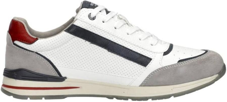 Mustang Shoes Sneakers met buitenrits vrijetijdsschoen lage schoen veterschoen