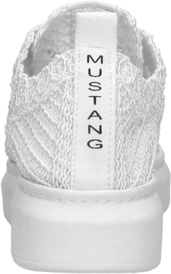 Mustang Shoes Sneakers plateausneaker veterschoen met sleehak - Foto 15