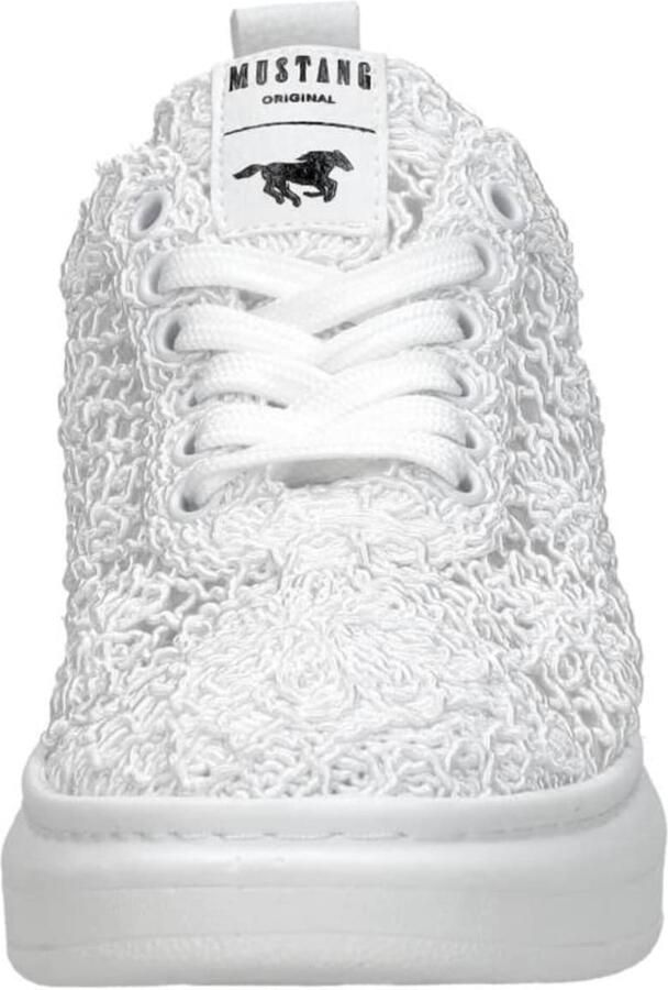 Mustang Shoes Sneakers plateausneaker veterschoen met sleehak - Foto 14