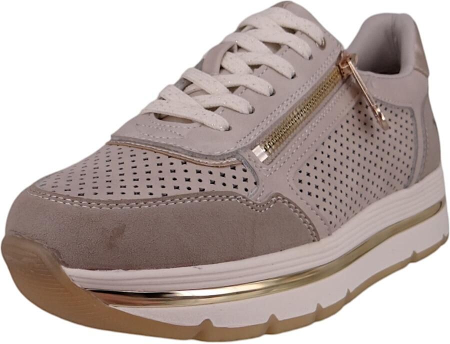 MUSTANG Sneakers laag taupe