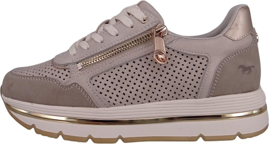 MUSTANG Sneakers laag taupe - Foto 2