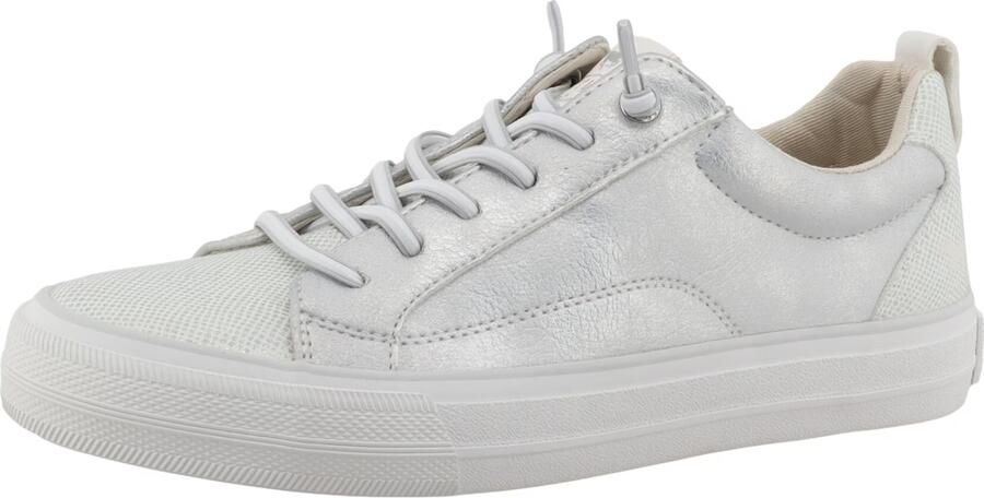 MUSTANG Sneakers laag zilver