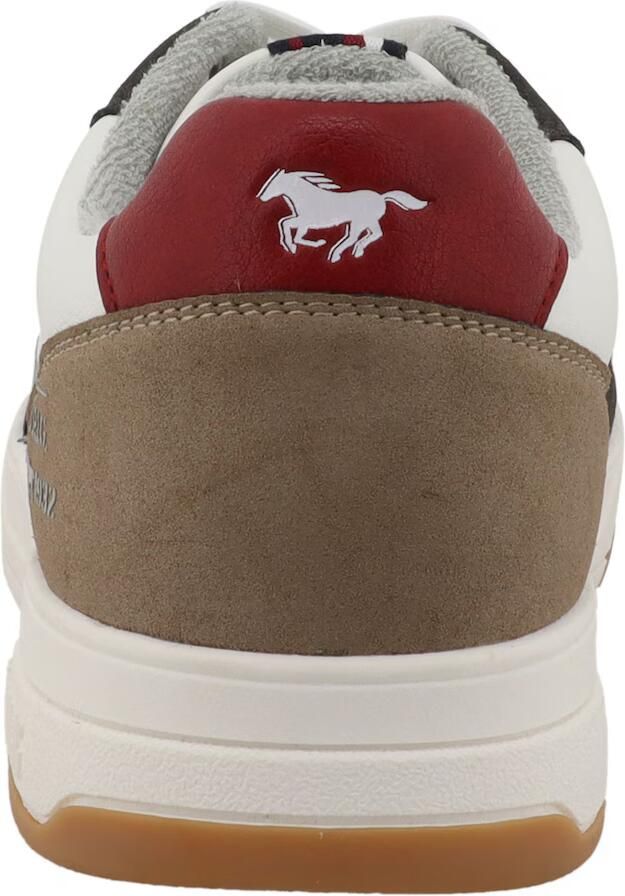 MUSTANG Sneakers laag zwart wit - Foto 3