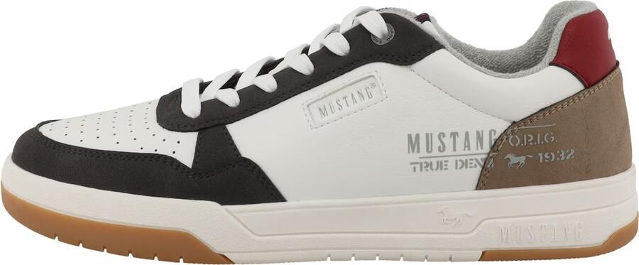 MUSTANG Sneakers laag zwart wit - Foto 5