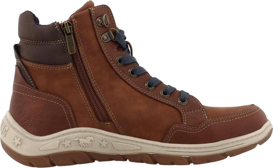 MUSTANG Veterboots 'Benedetto' bruin donkerbruin - Foto 4
