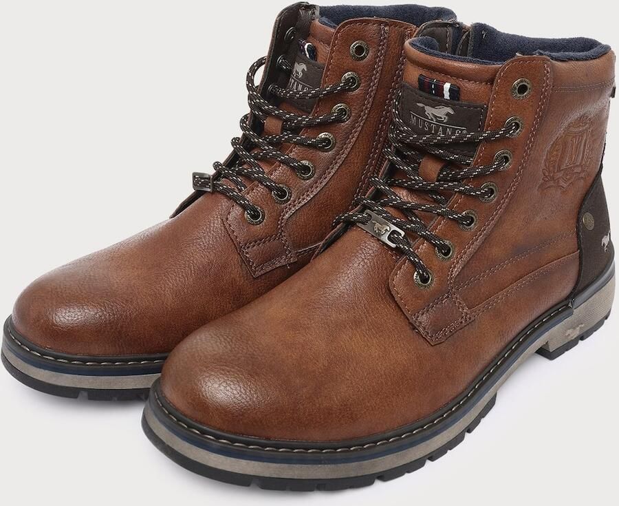 Mustang heren Tex-laarzen lichtbruin 36M0051001-brown - Foto 3