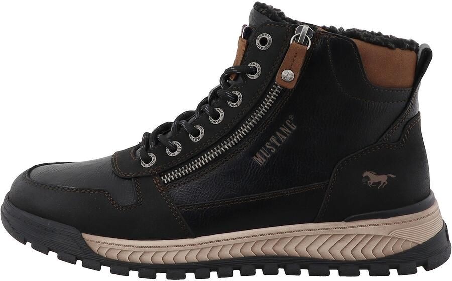 MUSTANG Veterboots bruin zwart - Foto 2