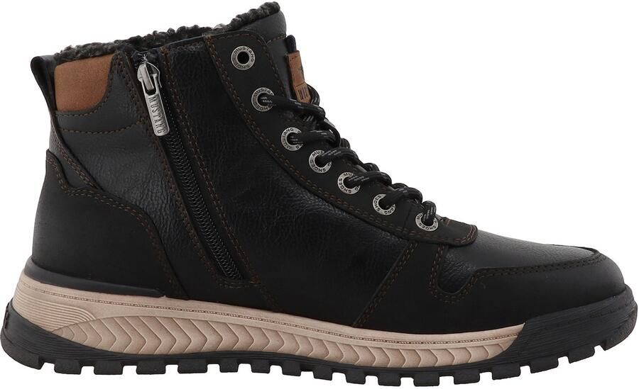MUSTANG Veterboots bruin zwart - Foto 3